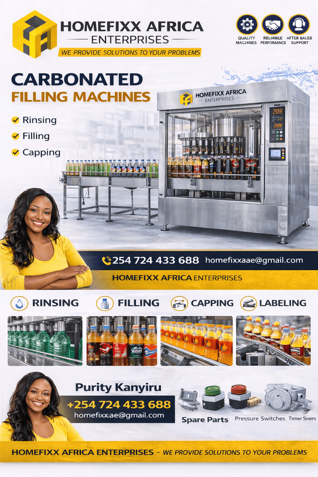 Carbonated and soft drink production / filling machines