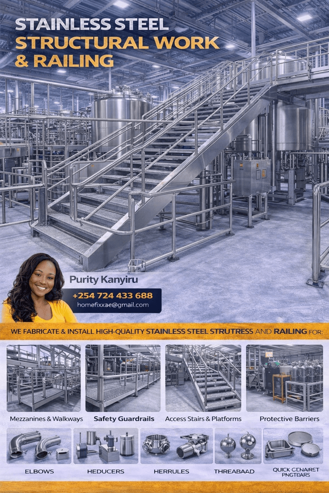 Stainless Steel Structural Fabrication & Pipe Works